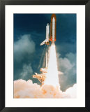 Space Shuttle lifting off