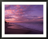 Sunset and the ocean  CA