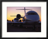 Business Jet Aircraft Parked At Airport