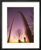 Gateway Arch and Skyline of St Louis  Missouri