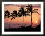 Sunset over Kihei  Maui  Hawaii