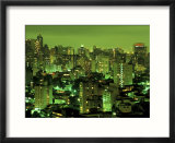 Evening view of Sao Paulo  Brazil