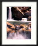 Waterfall on side canyon of Colorado River