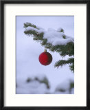 X Mas Ornament on Tree
