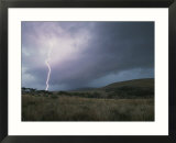 Landscape with lightning near Gladysvale  South Africa