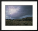 Landscape with lightning near Gladysvale  South Africa