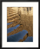 Reflections in water of rock formations
