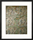 Buddhist painting inside the Jokhang Temple in Lhasa  Tibet