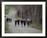 Amish people visiting Middle Creek Wildlife Management Area a 5 000 acre preserve started in 1966
