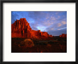 Courthouse Towers at Dusk  Arches National Park  USA