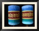 Prayer Wheels Spinning In Jambey Lhakhang  Bumthang  Bhutan