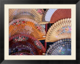 Fans at Stall  El Rastro Market  La Latina  Madrid  Spain