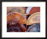 Fans at Stall  El Rastro Market  La Latina  Madrid  Spain