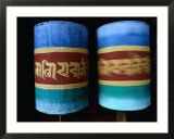 Prayer Wheels Spinning In Jambey Lhakhang  Bumthang  Bhutan