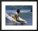 Boy Learning to Surf  Morro Negrito  Panama