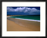 Popohaku Beach is the Longest Beach on Molokai's West End  Molokai  Hawaii  USA