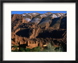 Kasbah of Ait Arbi with mountains in the background  Dades Gorge  Morocco