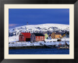Vardo Village in Varanger-Halvoya Fjord Area  Norway