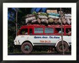 Bus Carrying Load And Passengers  Vietnam
