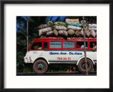 Bus Carrying Load And Passengers  Vietnam