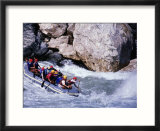 Raft Going Into Big Dipper Rapid At Sun Kosi River  Bagmati  Nepal