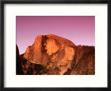 Half Dome Rock at Sundown  Yosemite National Park  California  USA