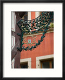 Star of David Detail on Restaurant Sign  Colmar  Haut Rhin  Alsace  France
