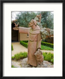 St Francis Statue at the St Francis Vineyards and Winery  Sonoma Valley  California  USA