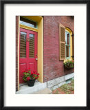 French Quarter Residential Building Detail  Soulard  St Louis  Missouri  USA