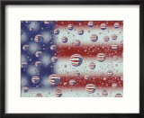 US Flag Reflection  Washington  USA
