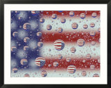 US Flag Reflection  Washington  USA