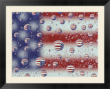 US Flag Reflection  Washington  USA