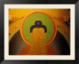 Buddha on a Thanka Painting  Tibet