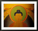 Buddha on a Thanka Painting  Tibet