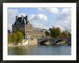 Pont Royal and the Louvre Museum  Paris  France