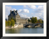 Pont Royal and the Louvre Museum  Paris  France