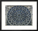 South Rose Window of Notre-Dame  Paris  France