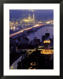 Yeni Mosque and the Galata Bridge  Istanbul  Turkey