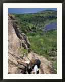 Hiking on the Beehive Trail  Maine  USA