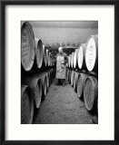 An Employee of the Knockando Whisky Distillery in Scotland  January 1972