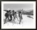 The Jackson 5  Performing in Switzerland on the Slopes  February 1979