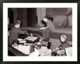 Frank Sinatra During Rehearsals at the Coliseum Midnight Matinee  December 1951