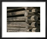 Close-up of Log Cabin