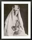 T E Lawrence (Lawrence of Arabia) in Desert Robes
