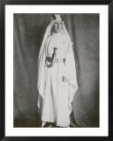 T E Lawrence (Lawrence of Arabia) Full-Length Photograph in Arab Dress