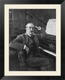 Giacomo Puccini Leans on the Pianoa Cigarette Dangling from the Side of His Mouth