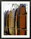 Surfboards  Waikiki Beach Oahu  Hawaii