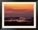 Newport Beach and Marina at night  California