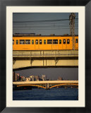 Sobu Train Crossing Sumida-Gawa River  Tokyo  Japan