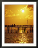Sunset over Virginia beach  VA